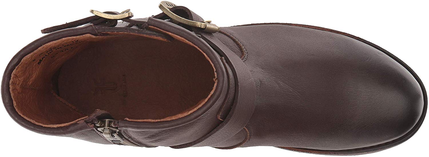 frye combat boots womens brown