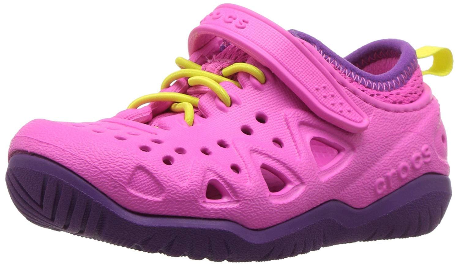 Crocs Kids' Swiftwater Play Shoe, Neon Magenta, Size 9.0 xsqD eBay