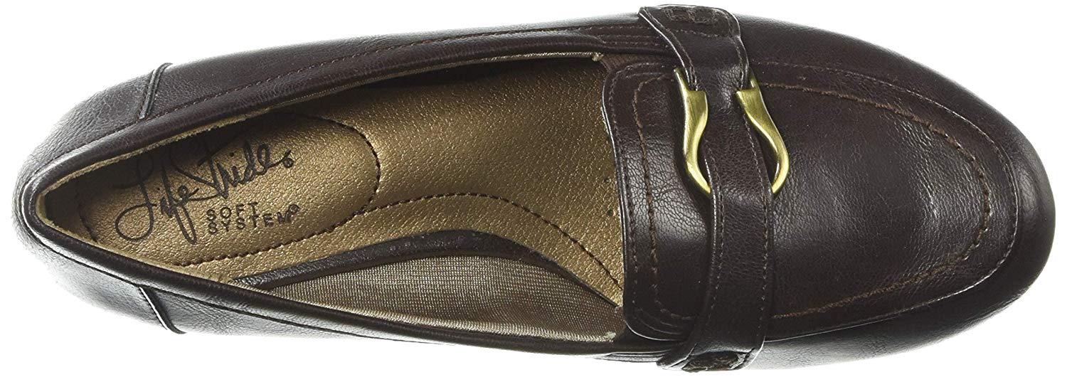 LifeStride Women�s Declare Casual Slip on Loafer, Dark LifeStride Women�s Declare Casual Slip on Loafer, Dark