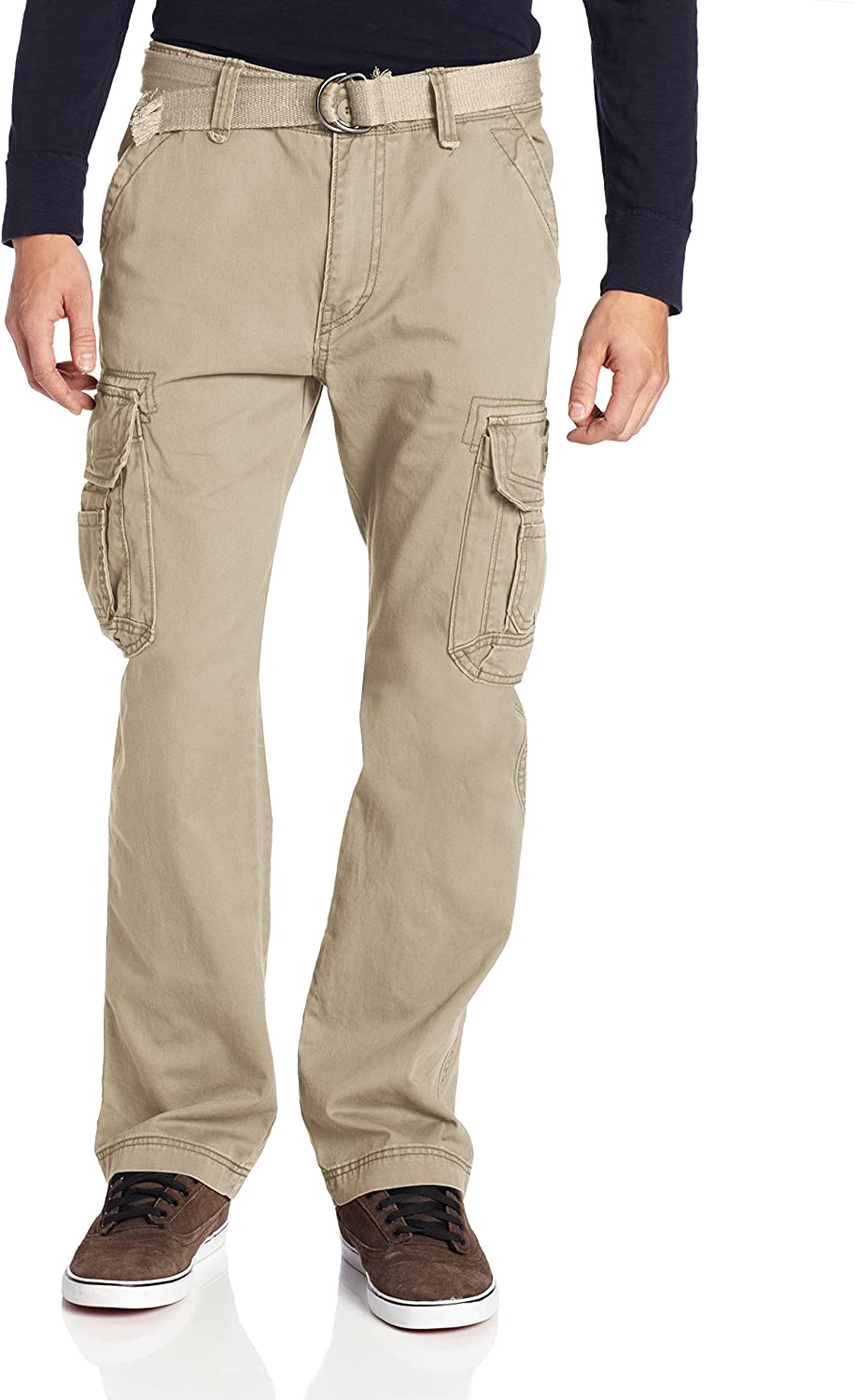 UNIONBAY Men's Survivor Iv Relaxed Fit Cargo Pant-Reg, Desert, Size 40W ...