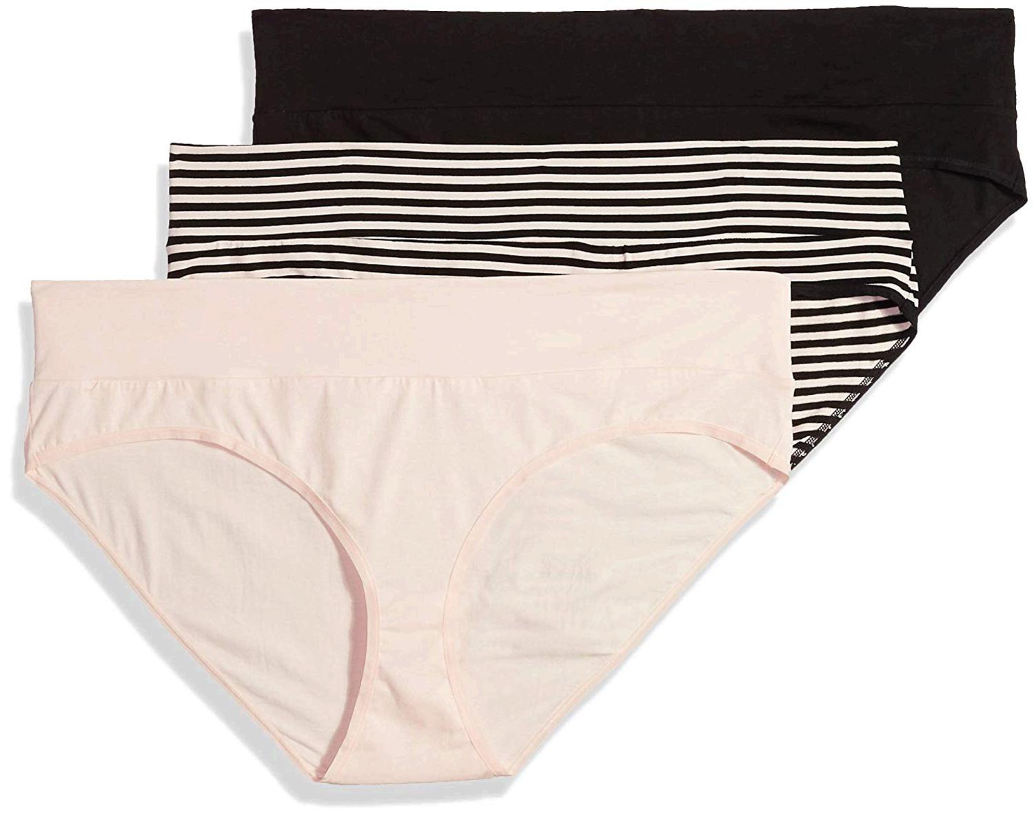 Maternity Fold Over Panties (3 Pack) - Motherhood