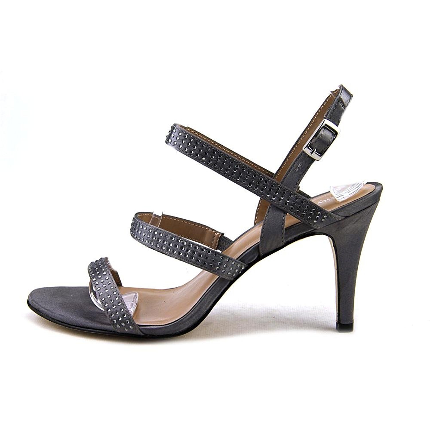 Style & Co. Womens UREY Silk Open Toe Special Occasion Ankle Pewter Size 8.5 Style & Co. Womens UREY Silk Open Toe Special Occasion Ankle Pewter Size 8.5