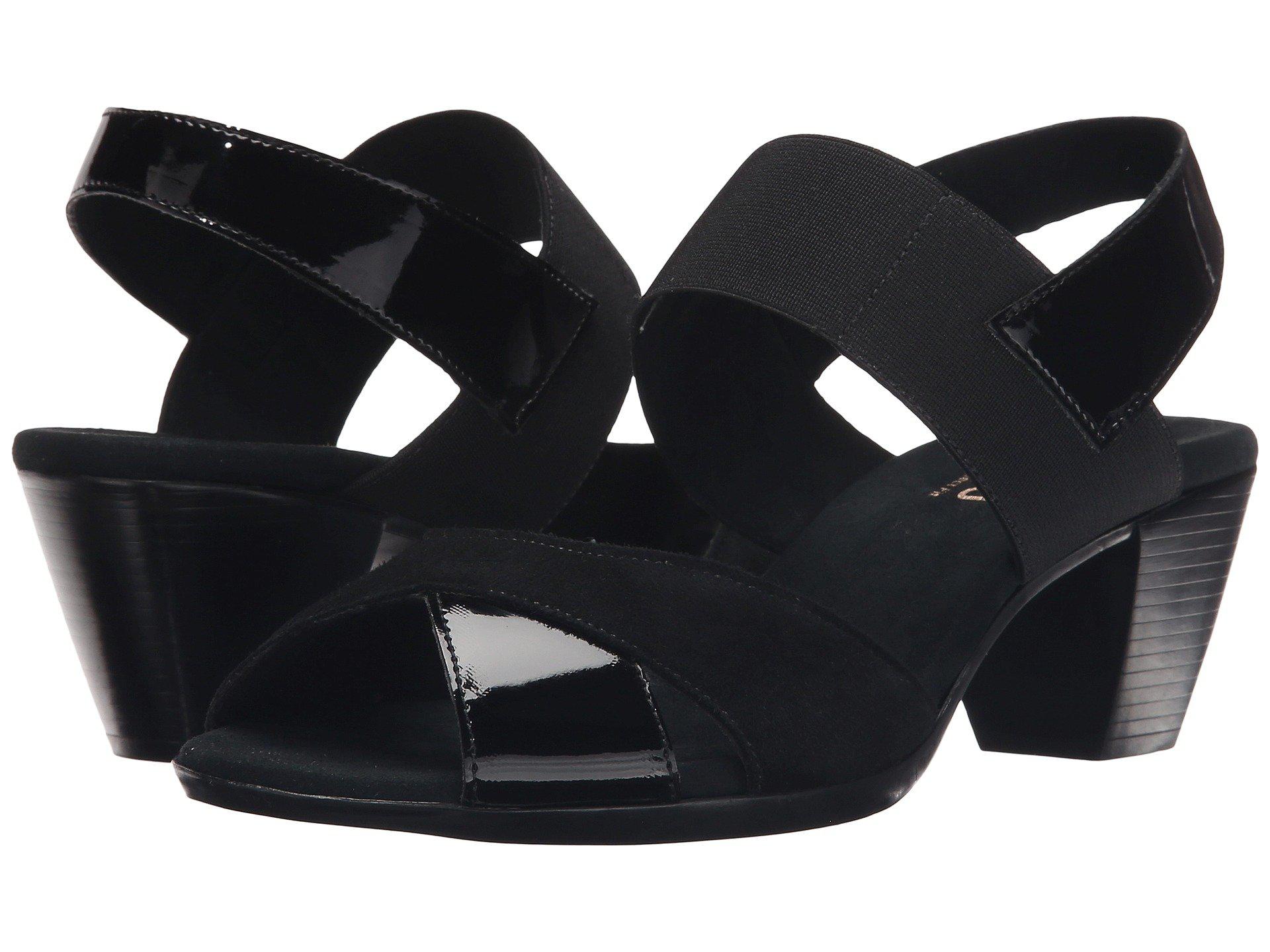 munro black sandals