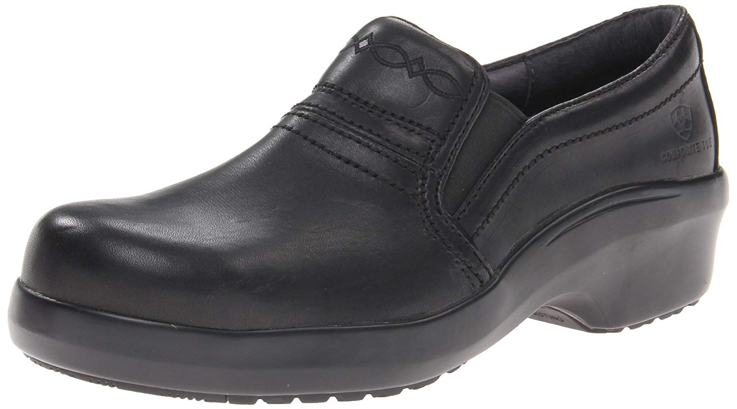 Ariat Women's Shoes Expert Safety Clog-steel toe Leather Closed, Black ...