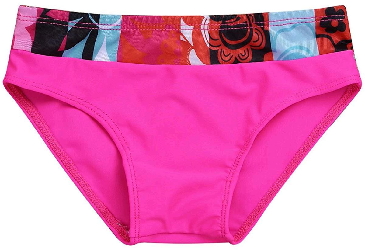 iEFiEL Big Girls Peace Signs Heart Print 2Pcs Tankini Swimwear, Pink ...