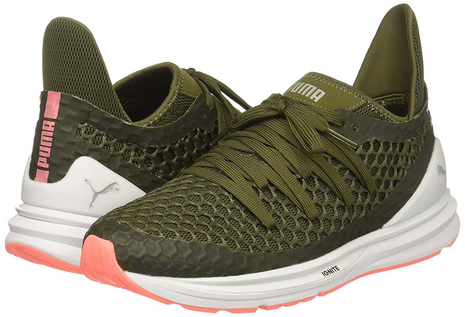 puma ignite limitless mujer olive