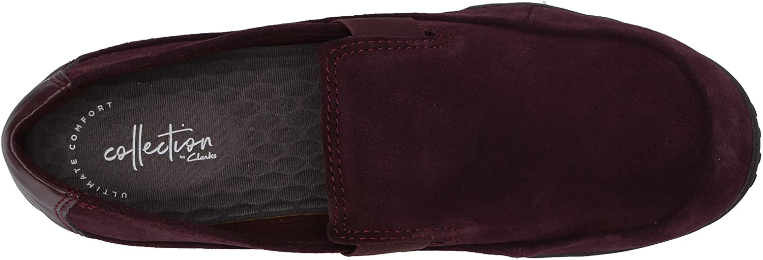 clarks haley park slip on casual shoes