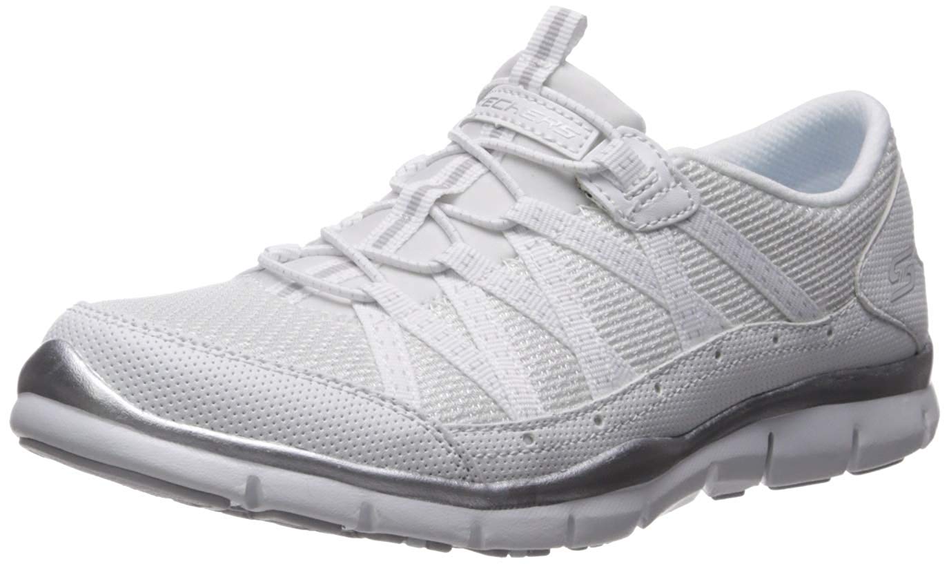 skechers gratis strolling white uk