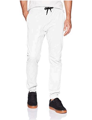 white jogger pants men