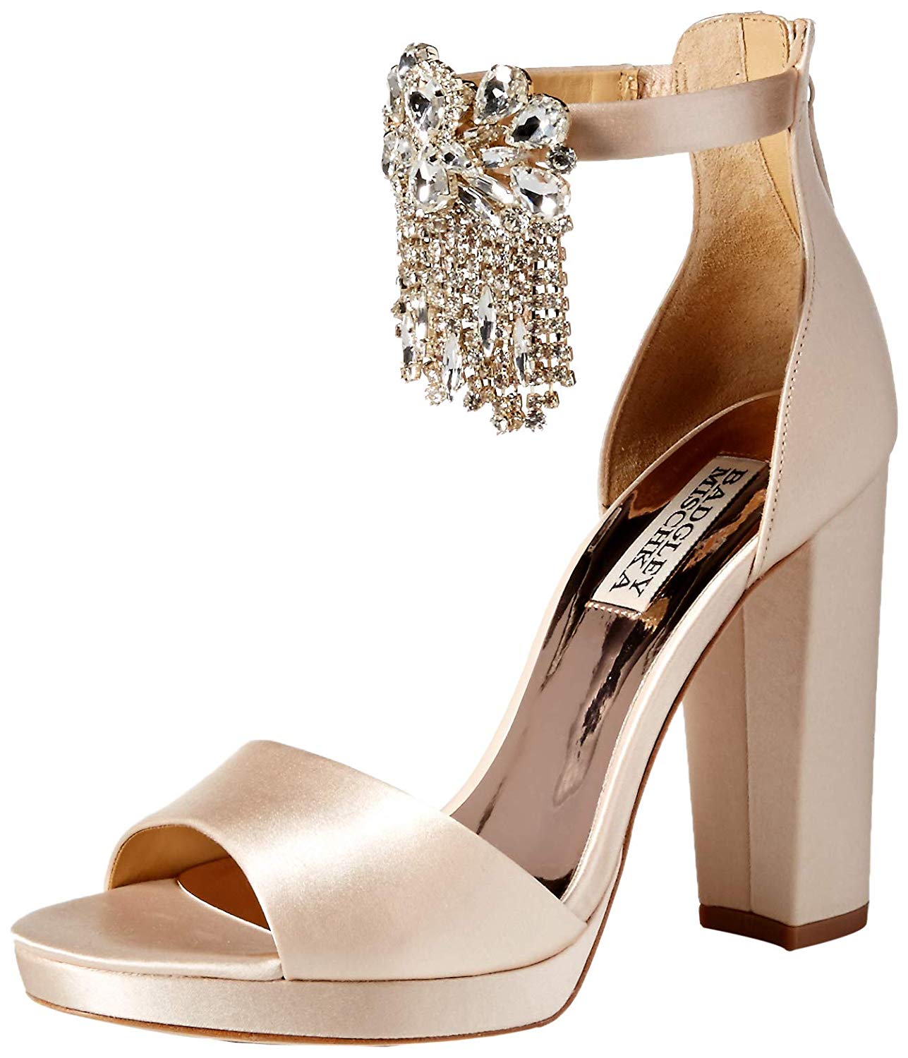 badgley mischka heeled sandals