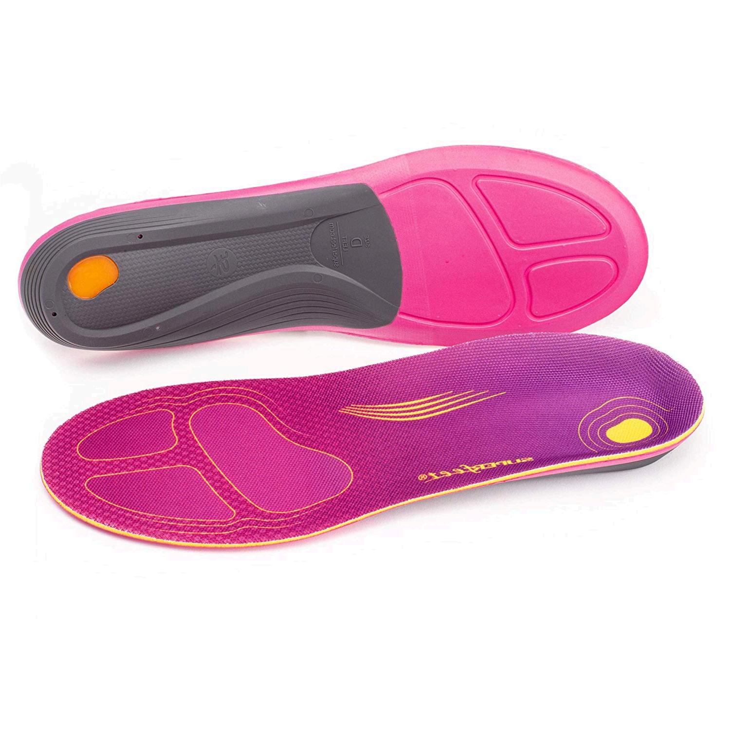 Superfeet Women's RUN Comfort Insoles Carbon Fiber Running Shoe, Plum ...