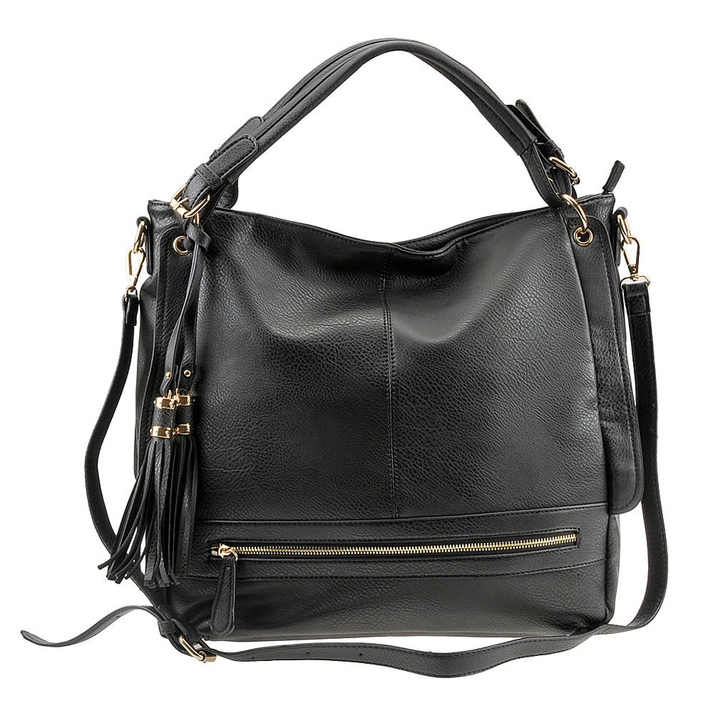 Urban Expressions Finley Hobo Bag Black, Black, Size No Size sB8a | eBay