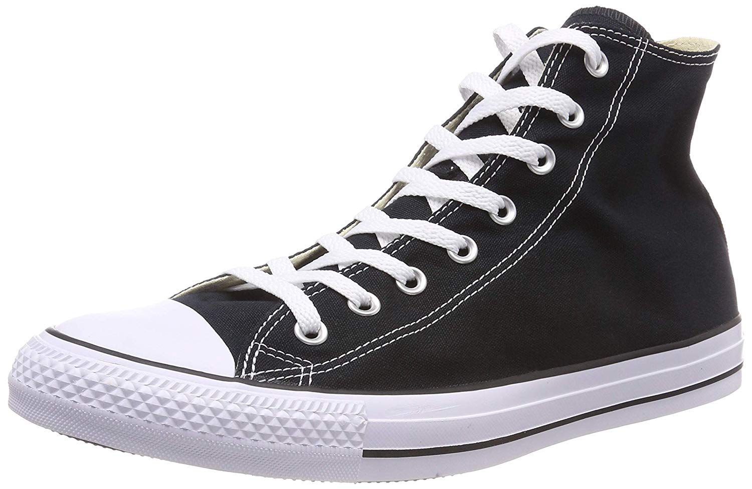 Converse Mens All Star Hi M9160 Hight Top Lace Up Fashion, Black, Size ...