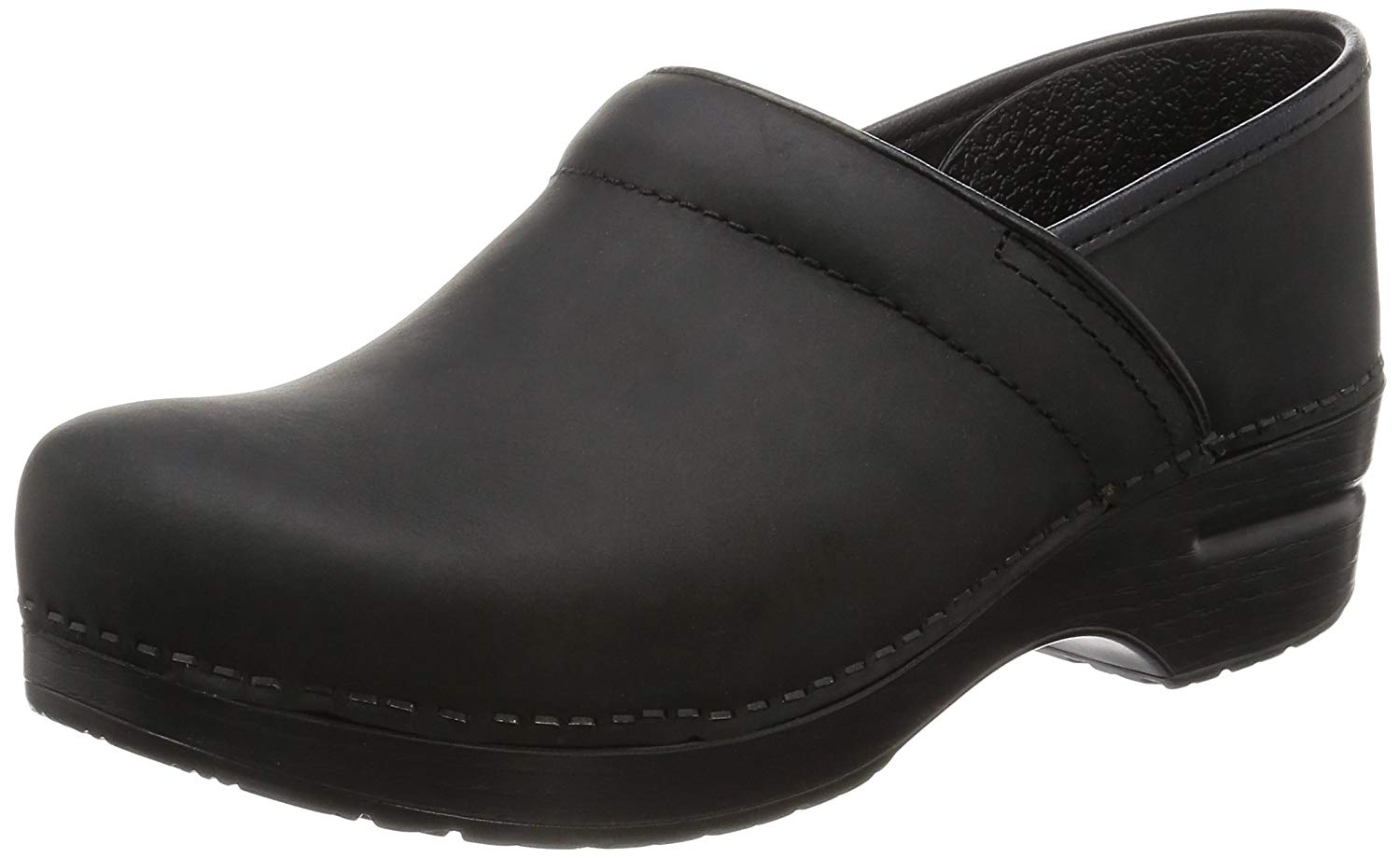 dansko clogs black natural oiled