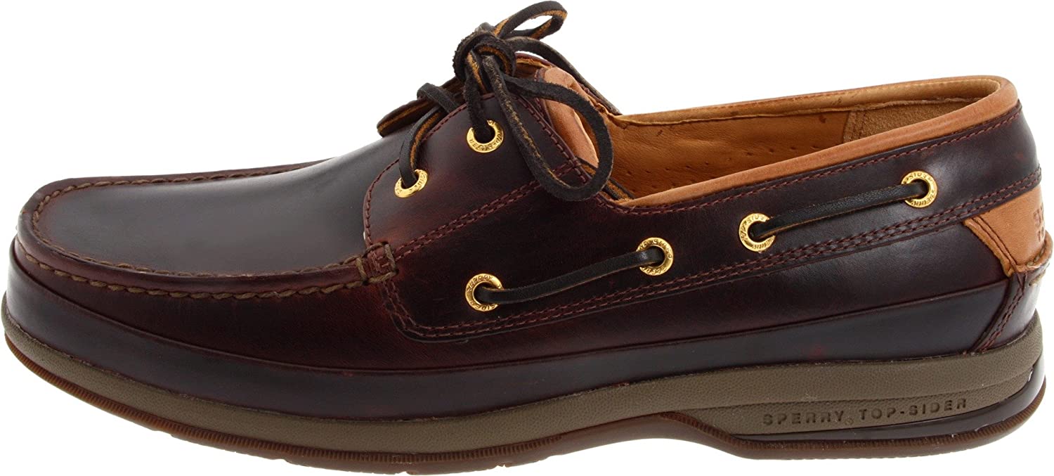 Sperry Men�s Shoes Gold Boat Leather Closed Toe Boat Shoes