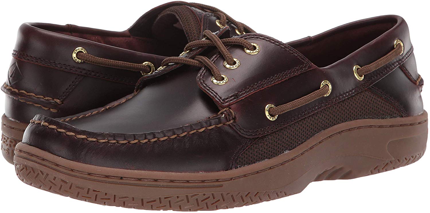 Sperry Mens Billfish Leather Closed Toe Boat Shoes ...