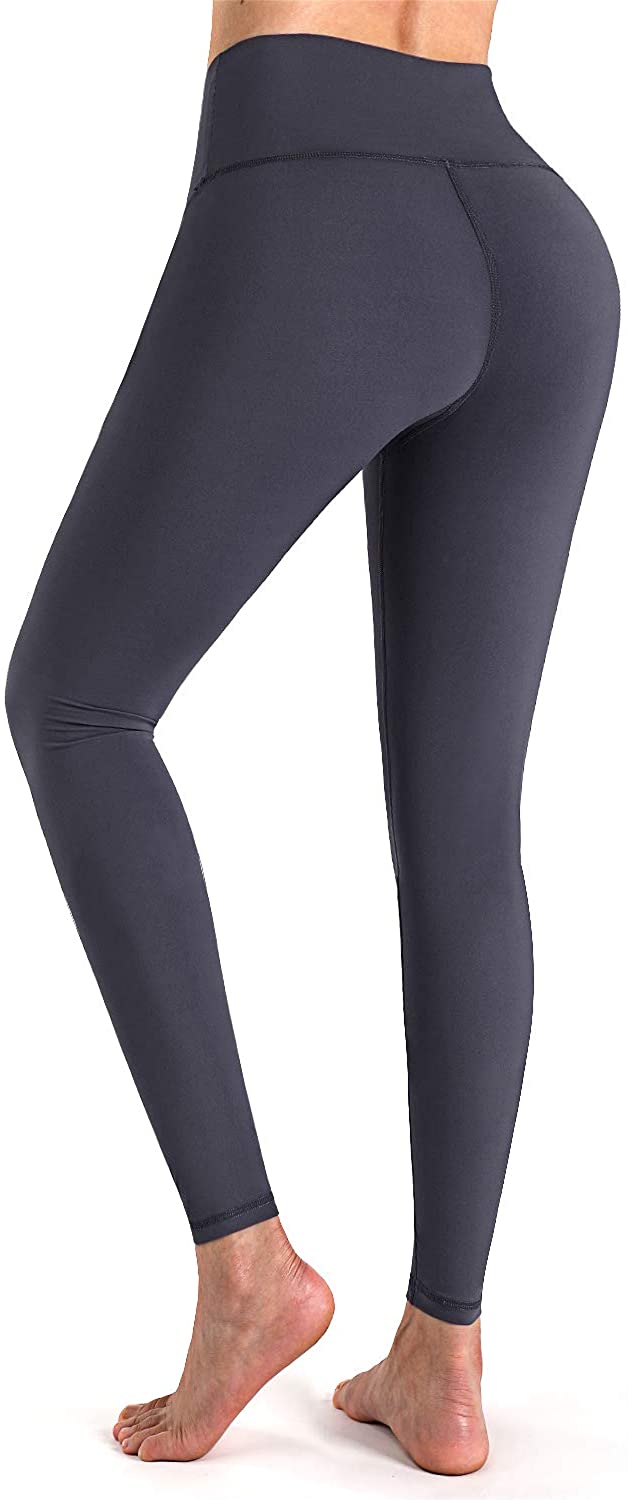Women's Workout High Rise Pocket Ankle Leggings Tummy Control Yoga Running  Pants