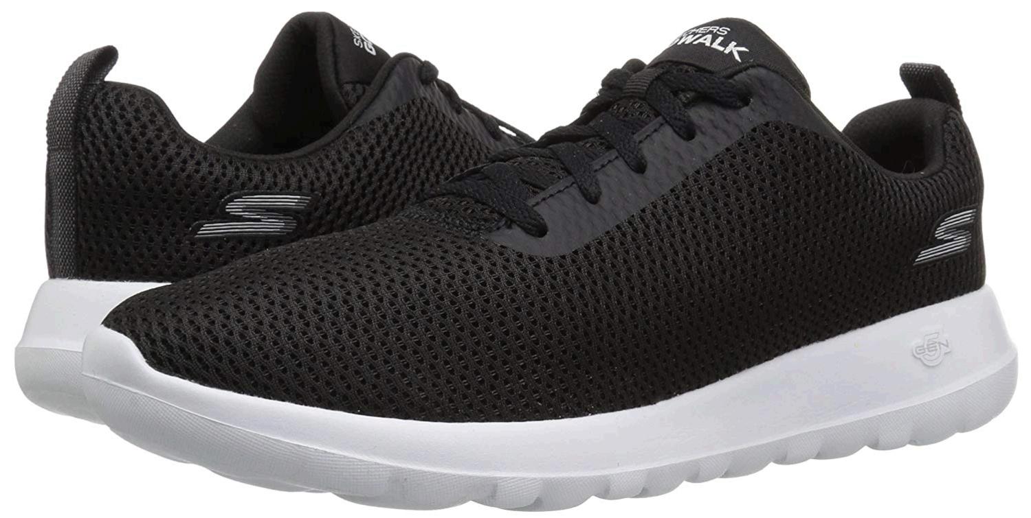 Skechers Men's Go Walk Max-54601 Sneaker, Black/White, Size 7.5 FRvN | eBay