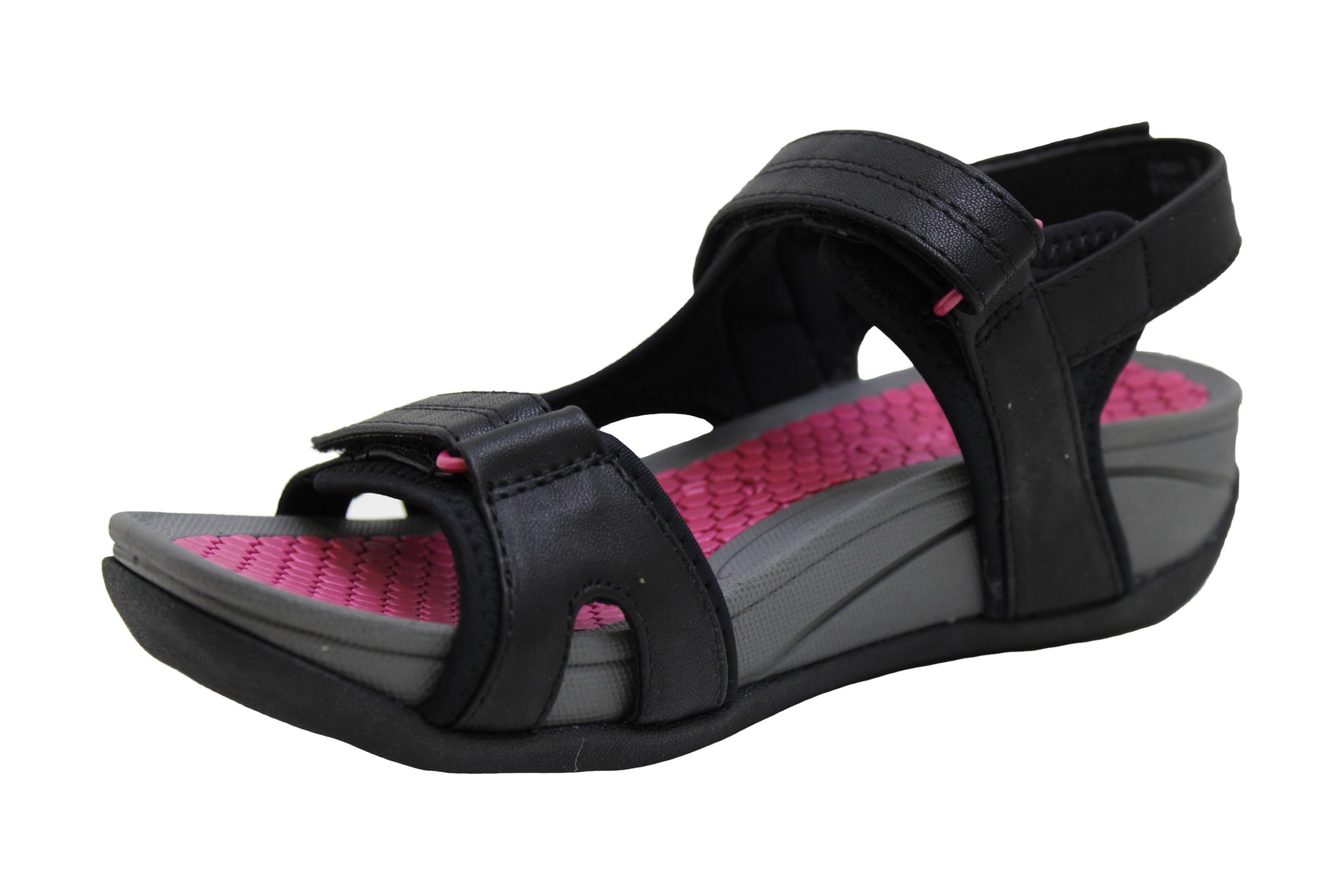 Bare Traps Womens Dinah Fabric Open Toe Casual Sport Sandals Black Size 70 Zl Ebay