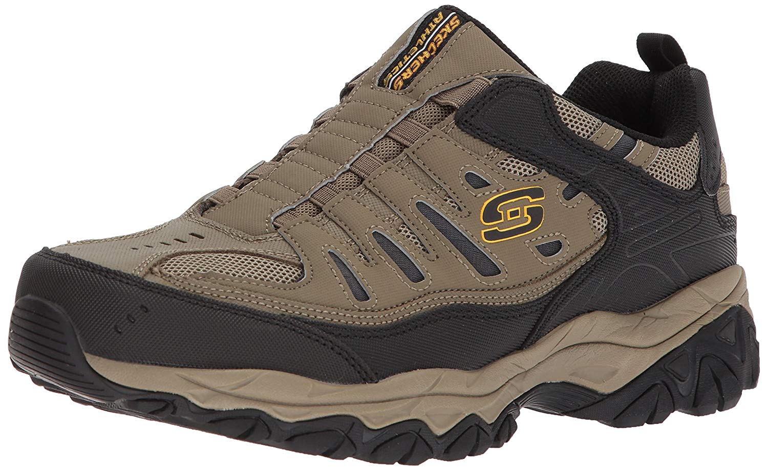 Skechers Mens After Burn Low Top Pull On Fashion Sneakers, Pebble, Size ...