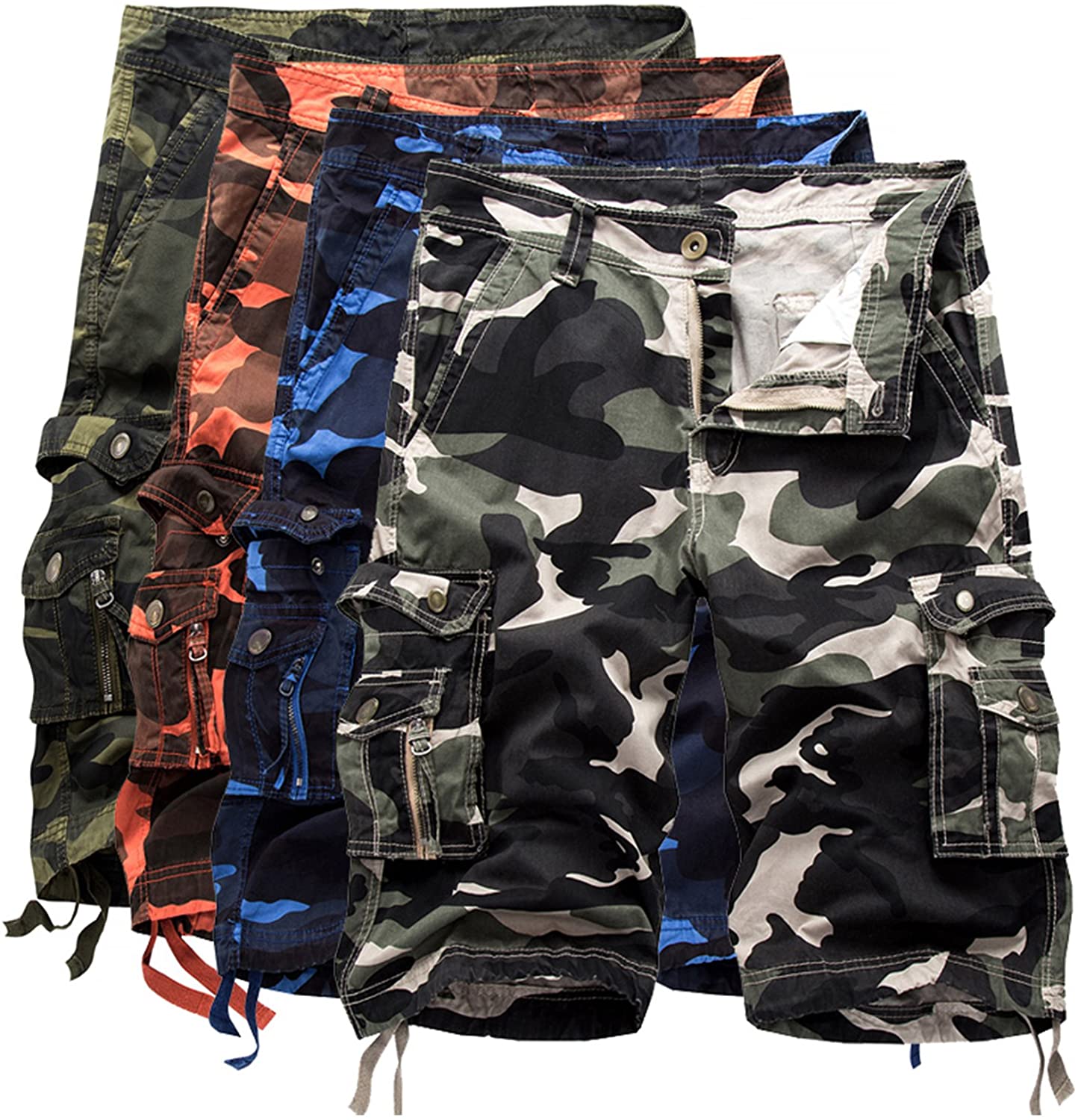 camo cargo shorts