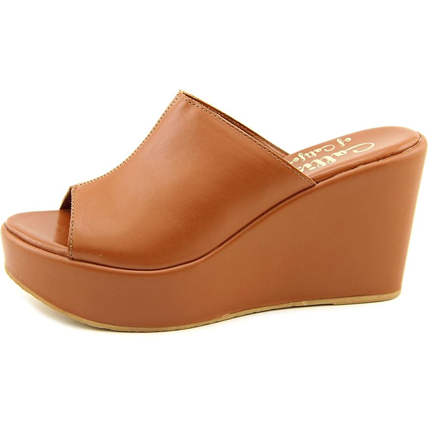 Callisto Womens Maeve Open Toe Casual Platform Sandals Cognac Size 6.5 Callisto Womens Maeve Open Toe Casual Platform Sandals Cognac Size 6.5