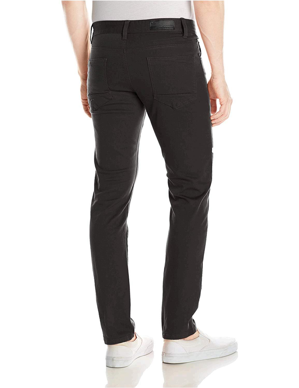 WT02 Men's Basic Color Twill Stretch Span Pants,, Black(new), Size 38W ...