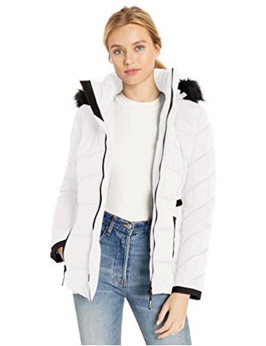 guess white jacket women's