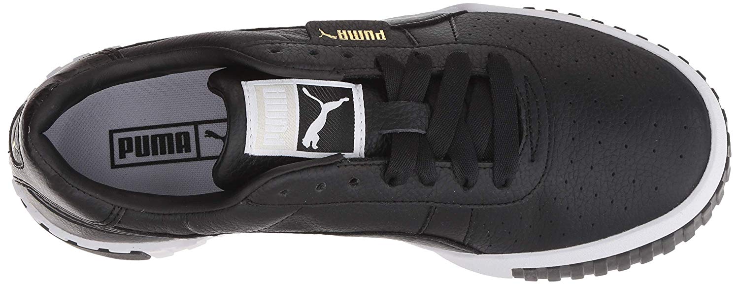 PUMA Women's Cali Fashion Sneakers, Black/White, Size 10.5 ...