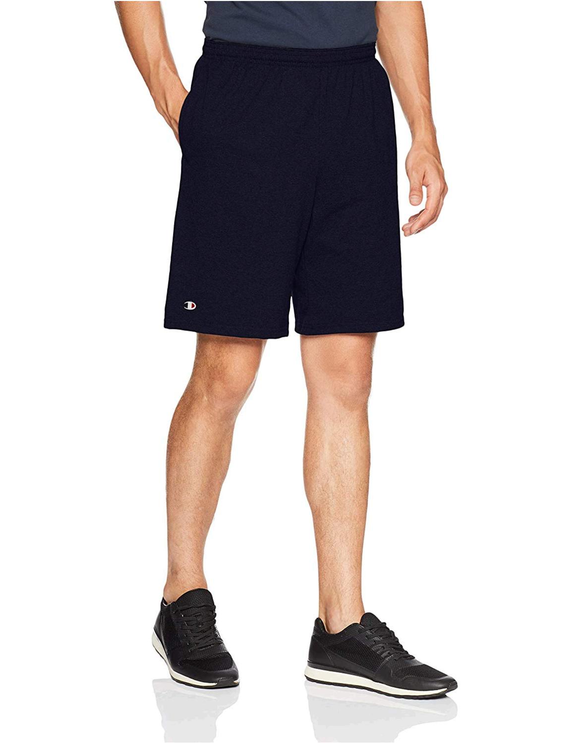 Champion Men's Jersey Short With Pockets, Navy, X-Large, Navy, Size X ...