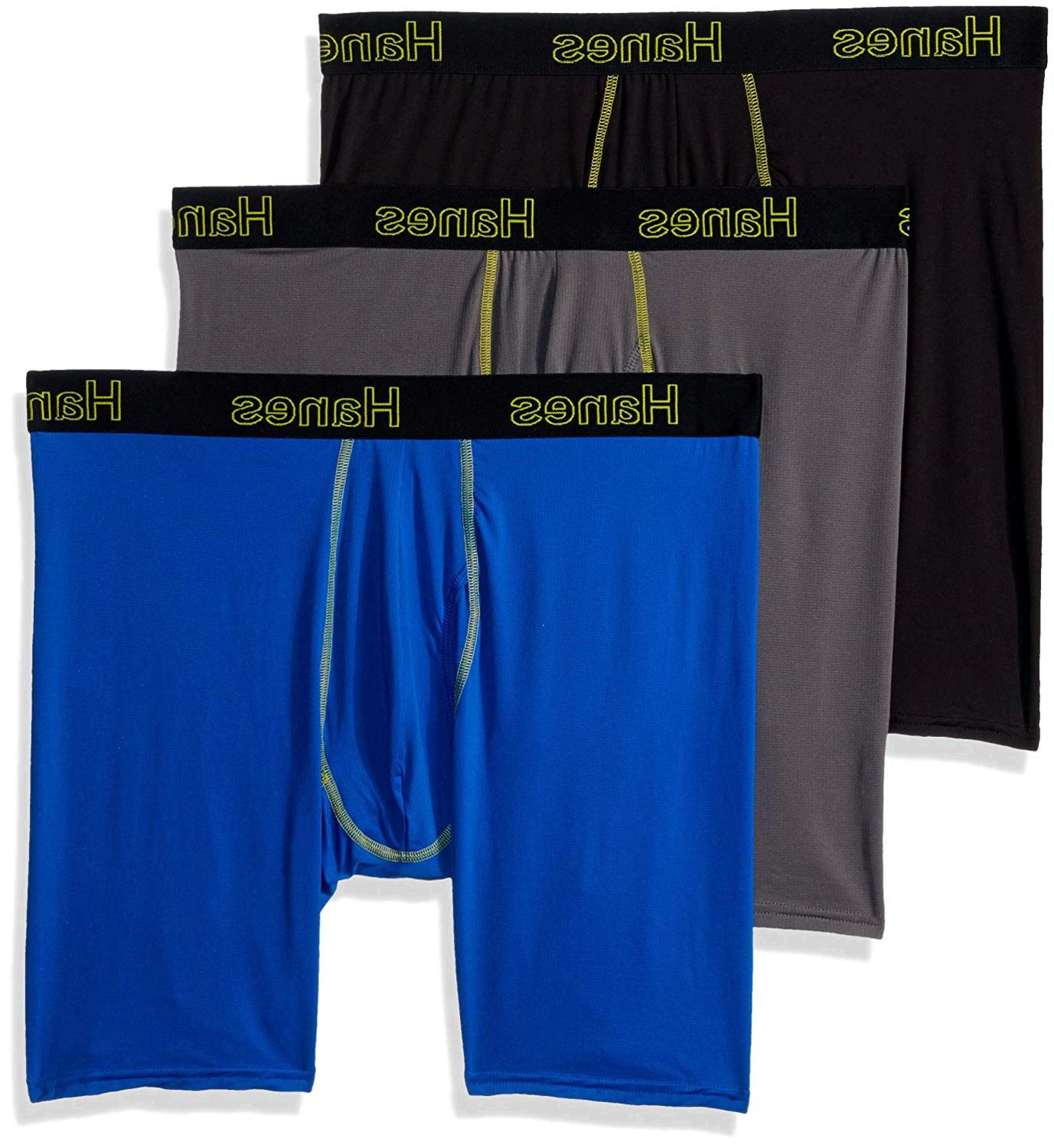 Hanes Men's 3-Pack Comfort Flex Fit Ultra Lightweight, Assorted, Size ...