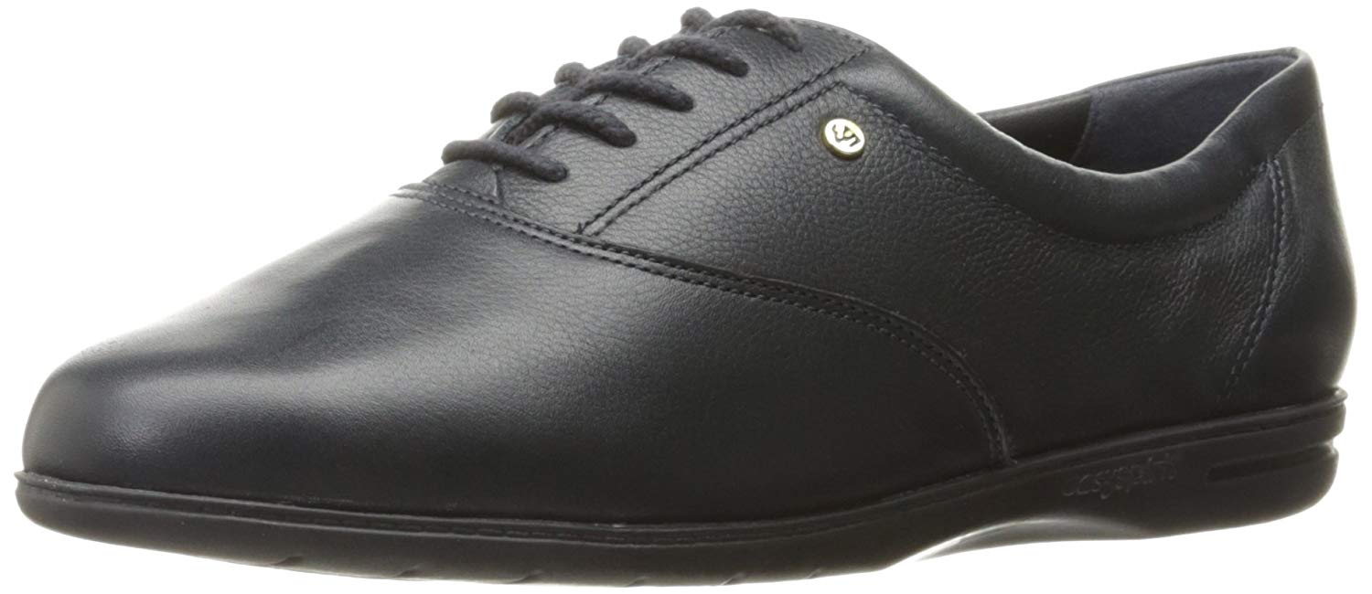 Easy Spirit Womens Motion Leather Closed Toe Oxfords, Navy, Size 7.0 ...