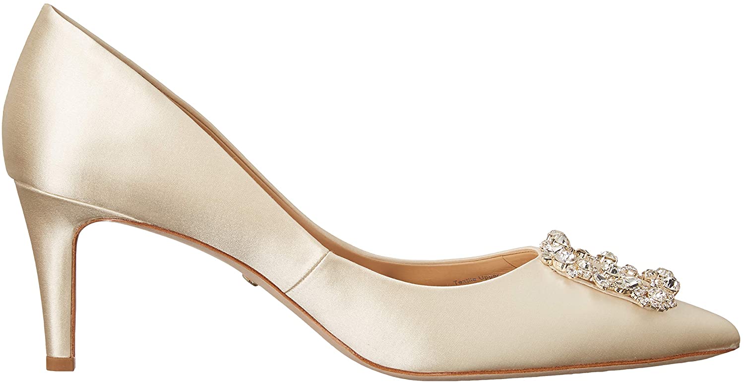 badgley mischka ivory shoes