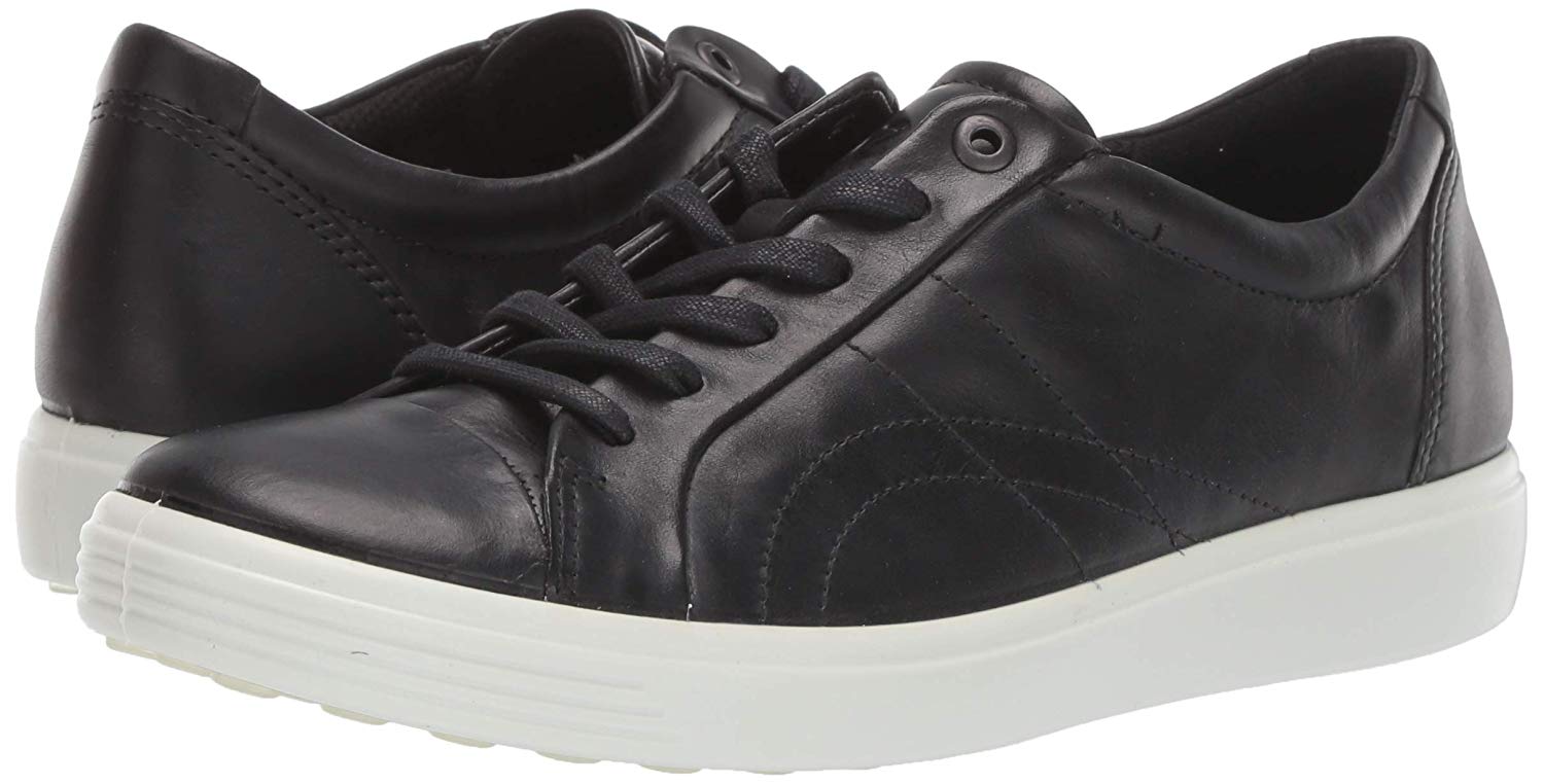 ecco leather sneakers womens