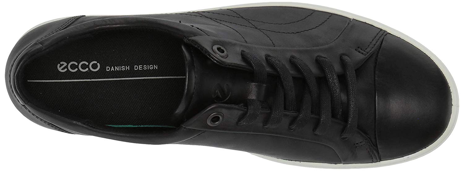 ecco black lace up womens shoes