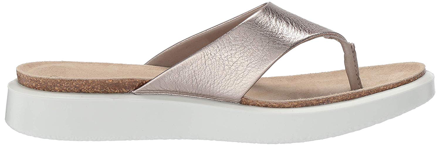 ECCO Women's Corksphere Thong Flip-Flop, Warm Grey, Size 6.0 OsXj | eBay