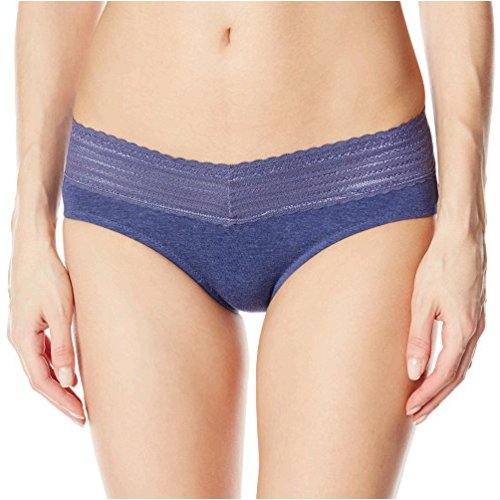 Warner's Women's No Pinching No Problems Cotton Hipster Panty,, Blue