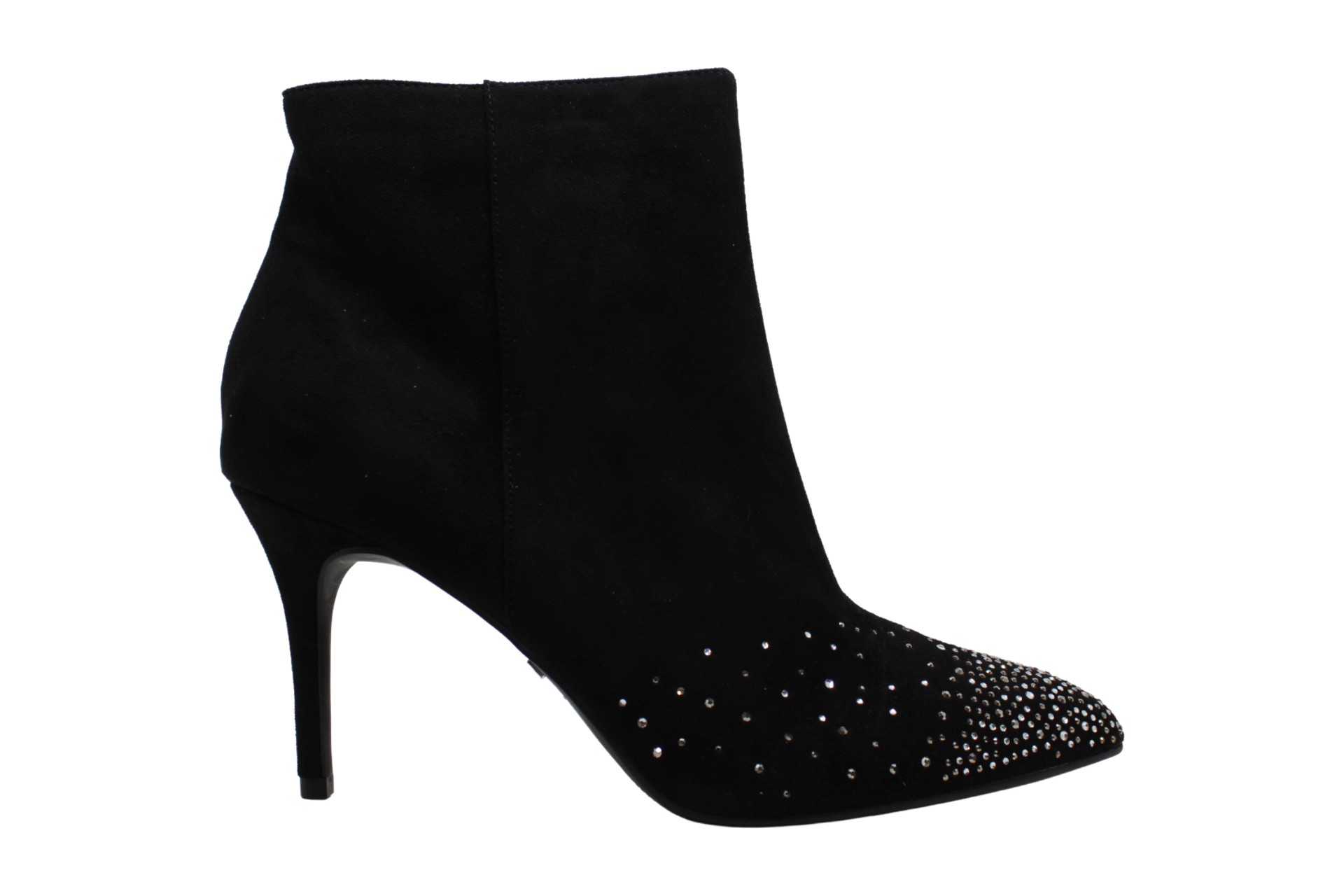 Zigi Soho Women's Shoes Synthia Suede Pointed Toe Ankle, Black sd, Size ...