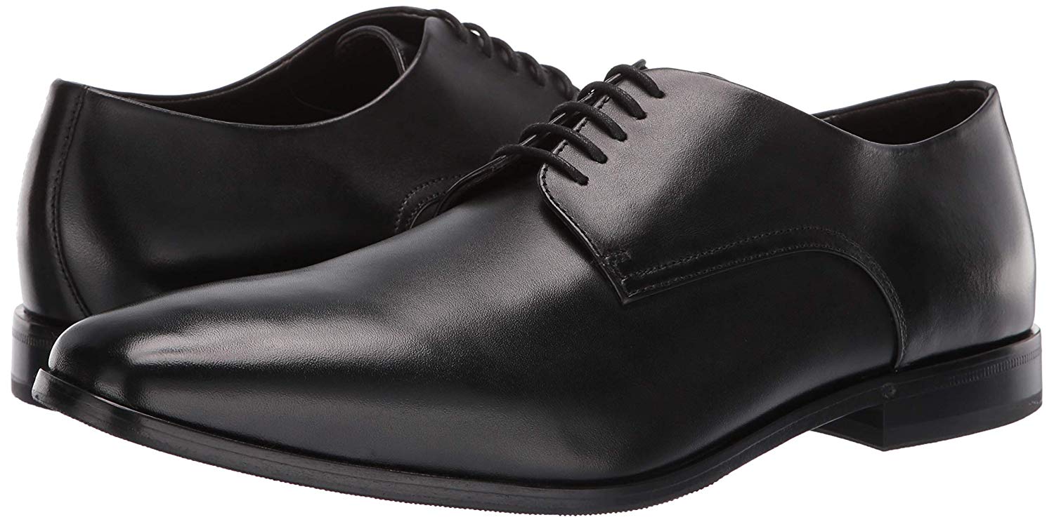 Hugo Boss BOSS Men�s Highline Plain Toe Derby Shoes, Black