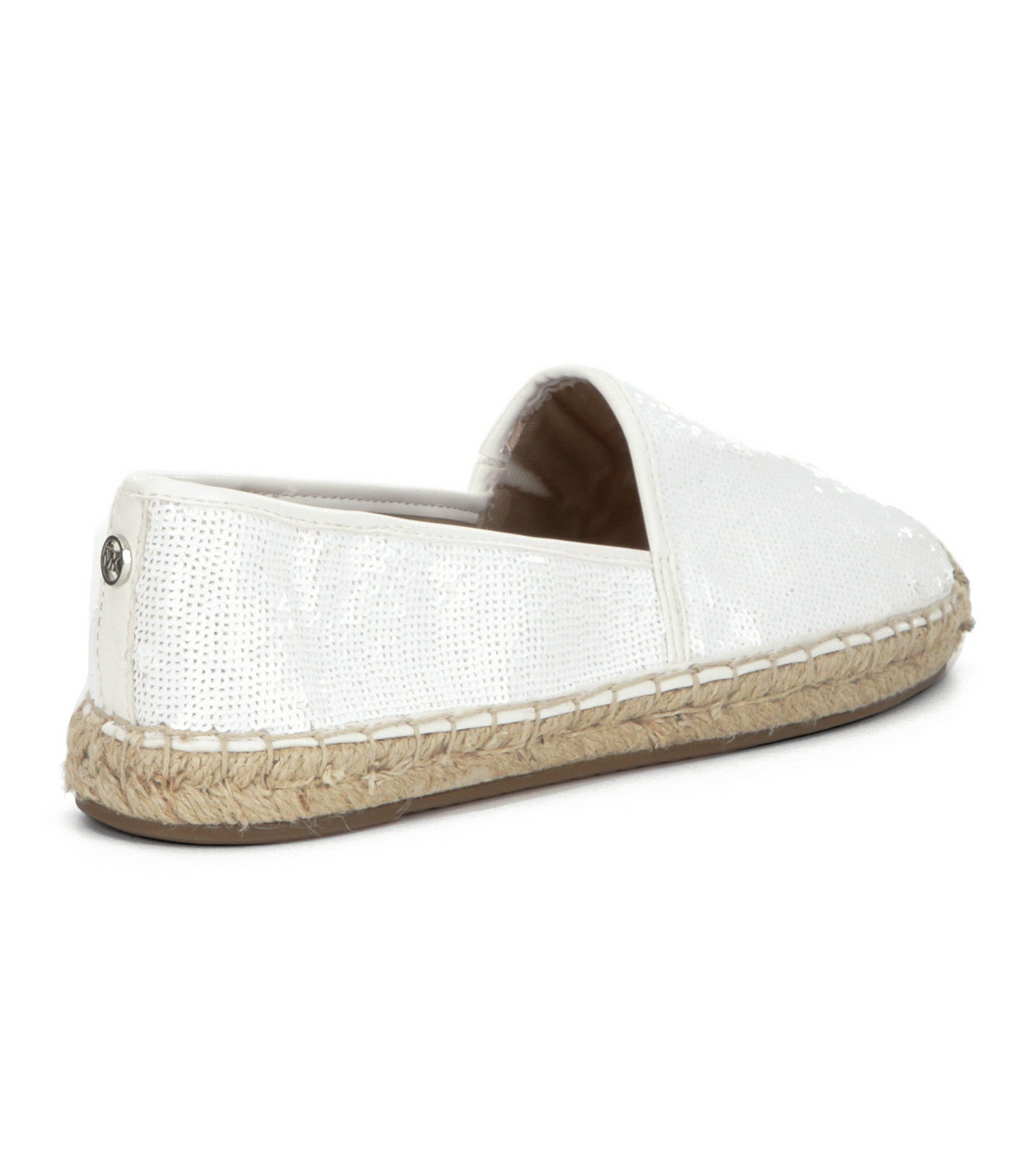 michael kors kendrick slip on black leather espadrille