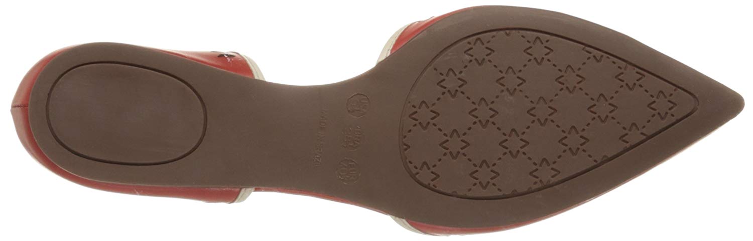 french sole razor leather flat