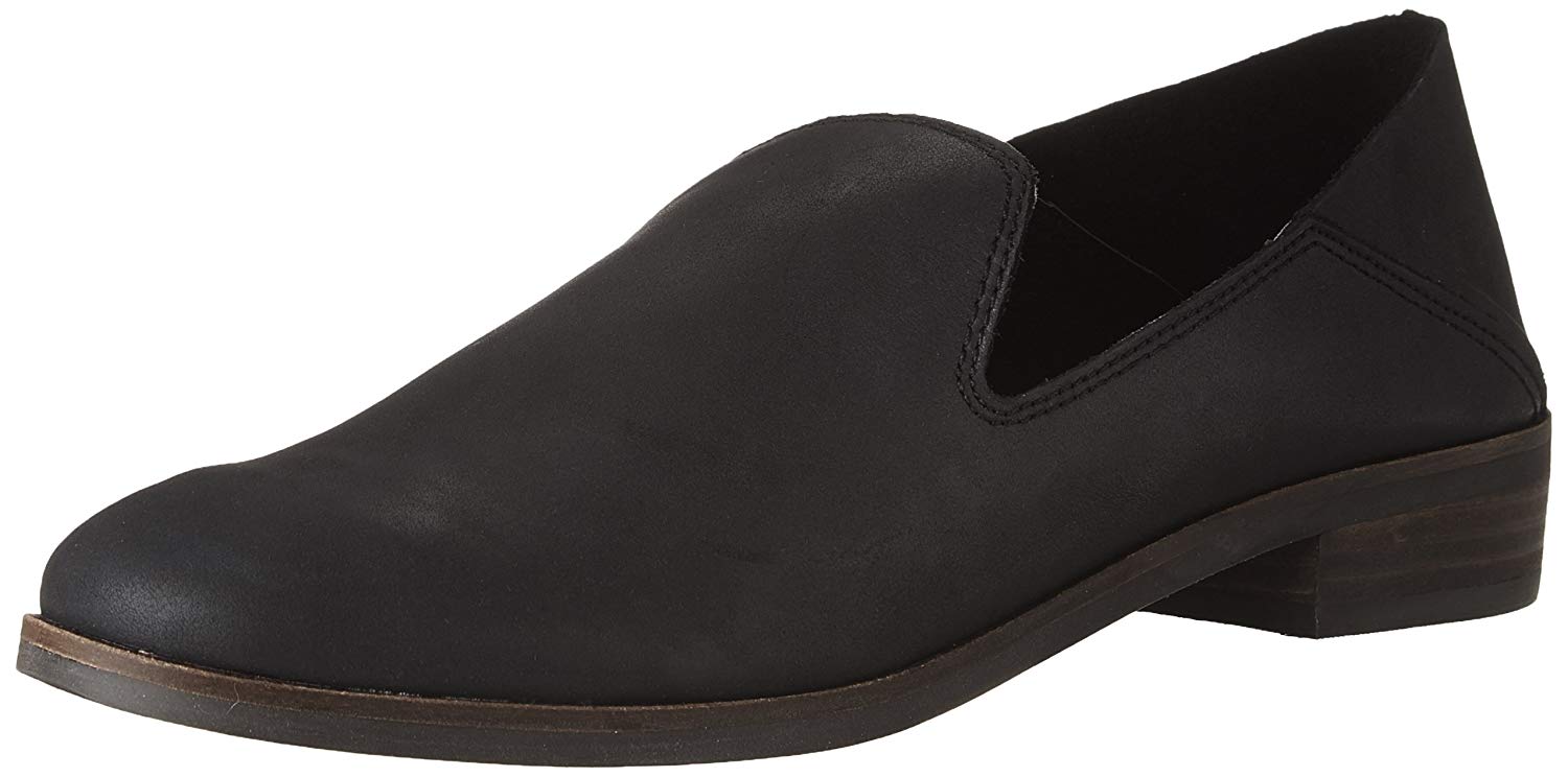 Lucky Brand Womens Cahill Leather Closed Toe Loafers, Black, Size 9.0 ...