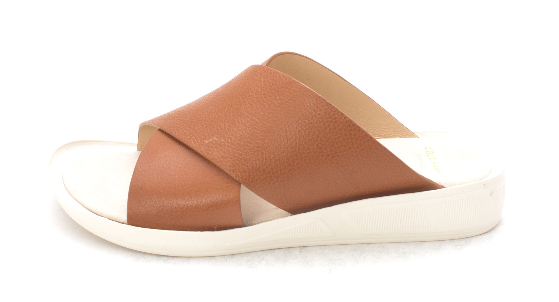 Cole Haan Womens Ancelinasam Open Toe Casual Slide Sandals Brown Size 60 Cole Haan Womens Ancelinasam Open Toe Casual Slide Sandals Brown Size 60