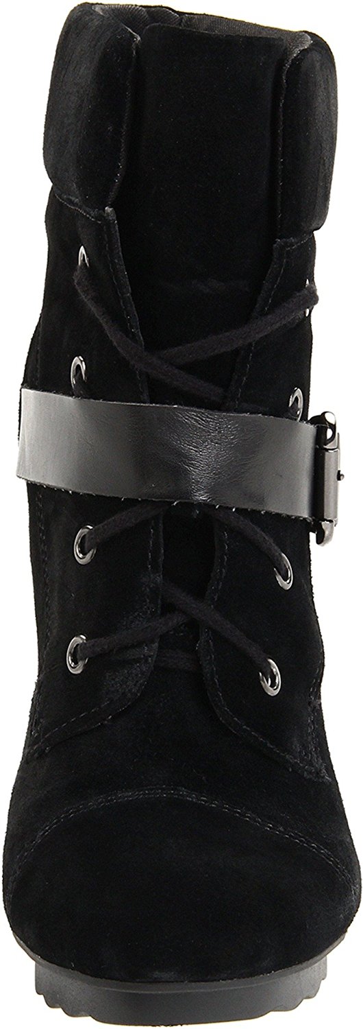 Guess Fontanna Women Suede Ankle Boot Black Size 8.0 Iq8G Guess Fontanna Women Suede Ankle Boot Black Size 8.0 Iq8G