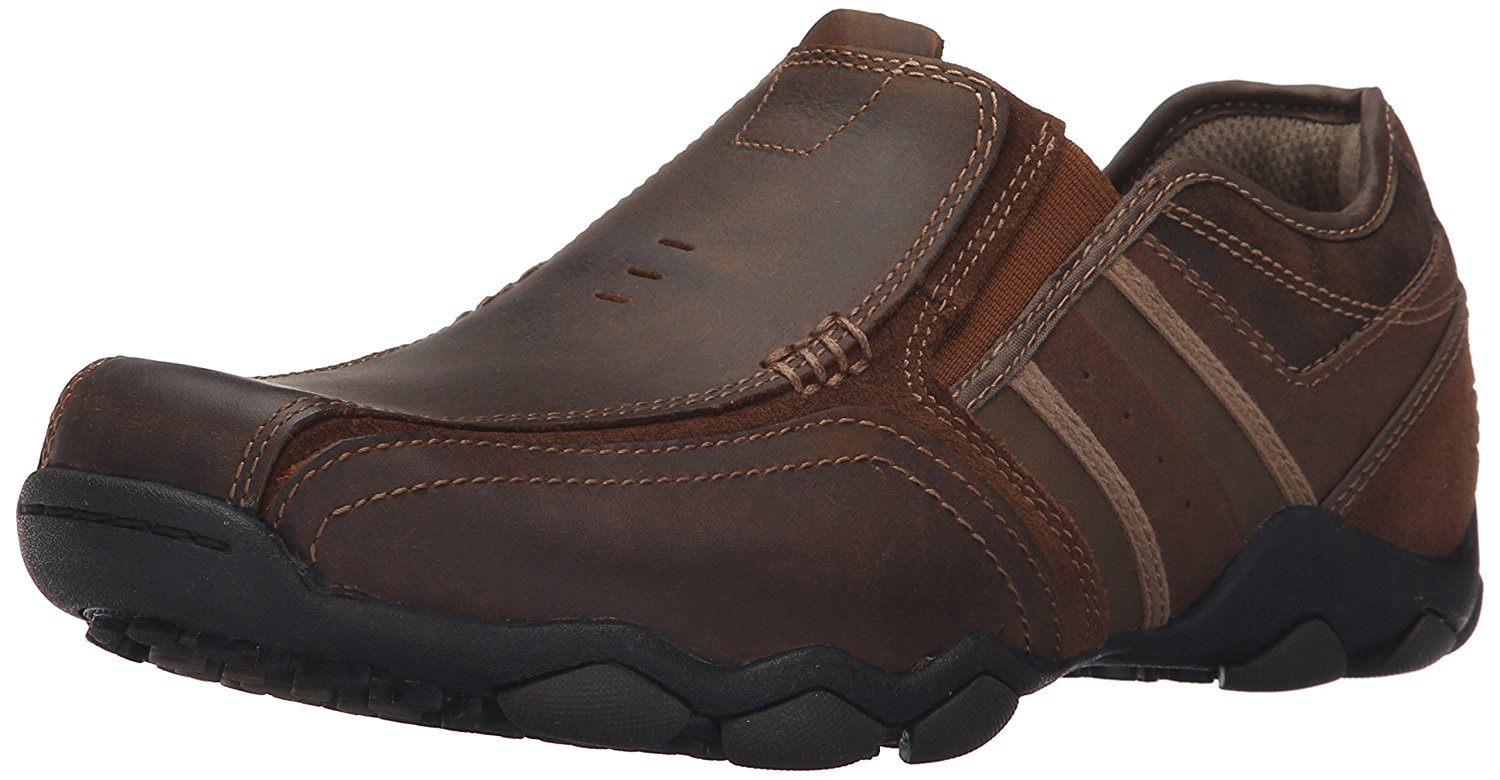 skechers men's slip on shoes uk