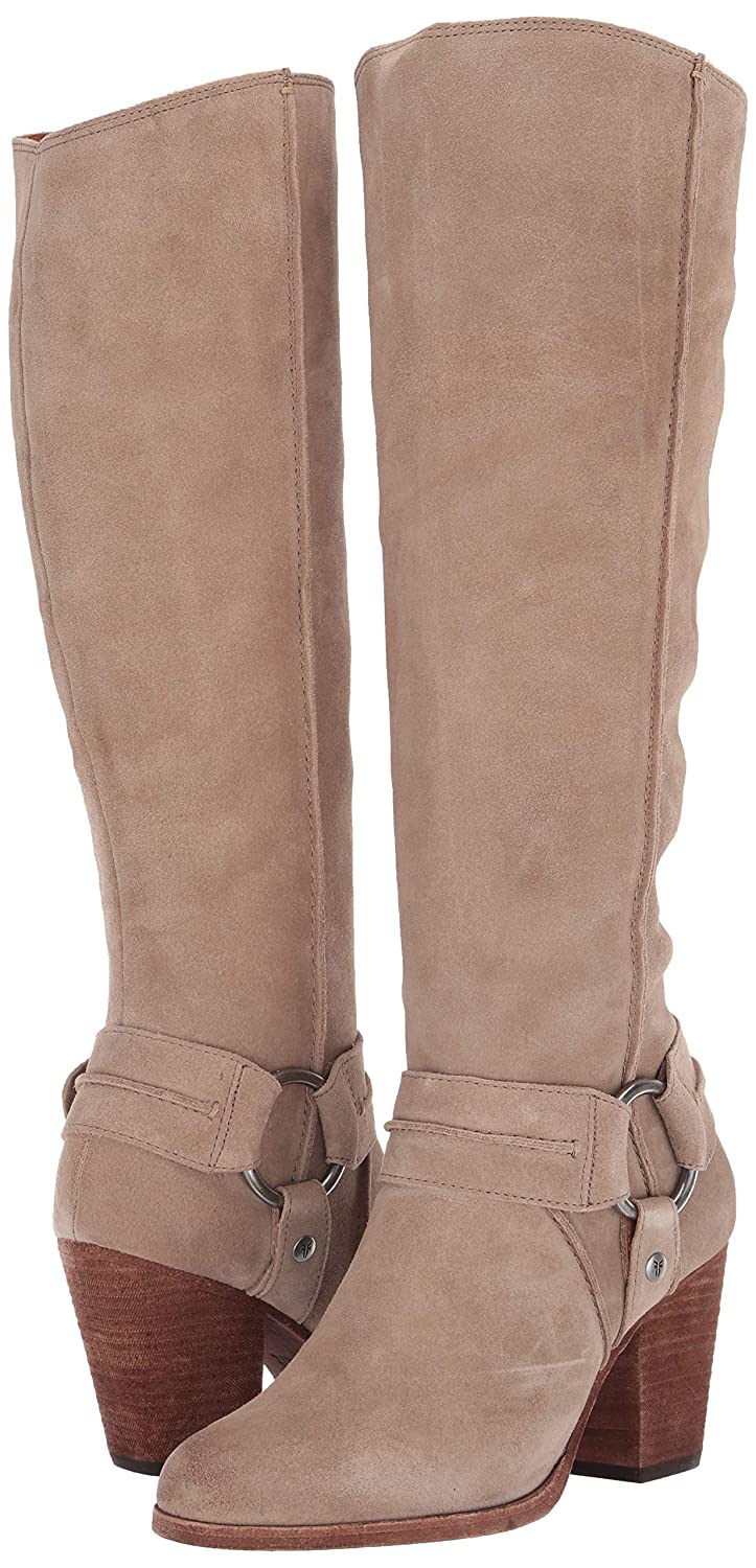 krafty ecru knee high boots