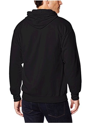 black hanes zip up hoodie