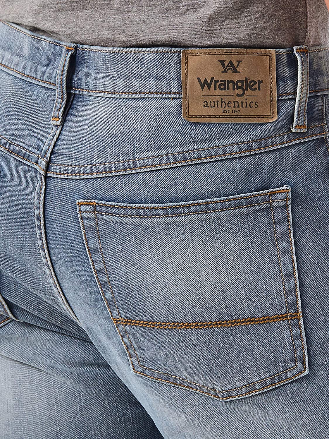 Wrangler Authentics Men's Slim Fit Straight Leg Jean, Belmonte, Size ...