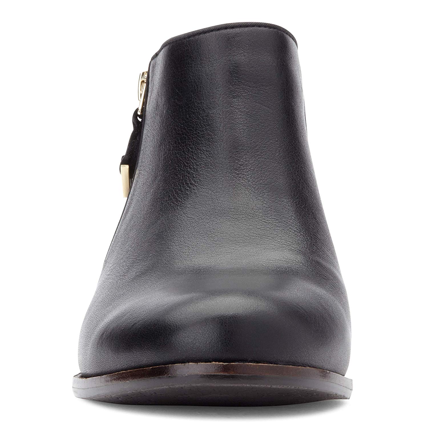 Vionic Womens Joy Jolene Leather Almond Toe Ankle Fashion Boots, Black ...