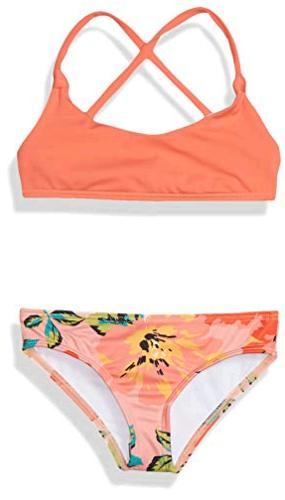 Billabong Girls Beach Bliss Knot Tali Two Piece Swim Set Multi Size